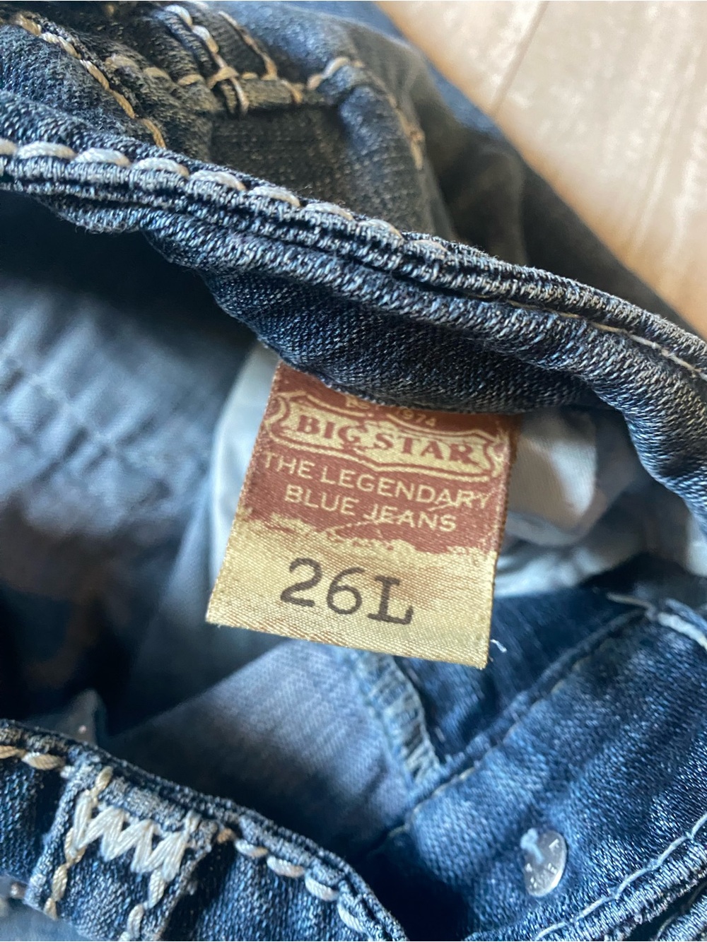 Women’s Big star Liv bootcut jeans 26/32L - Picture 5 of 12